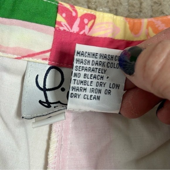 Lilly Pulitzer Colorful Patchwork Shorts - Picture 10 of 12